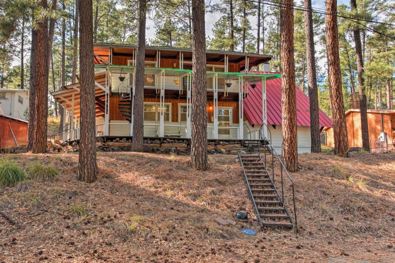 Ruidoso Cabin With Forest Views And Covered Porch Extérieur photo