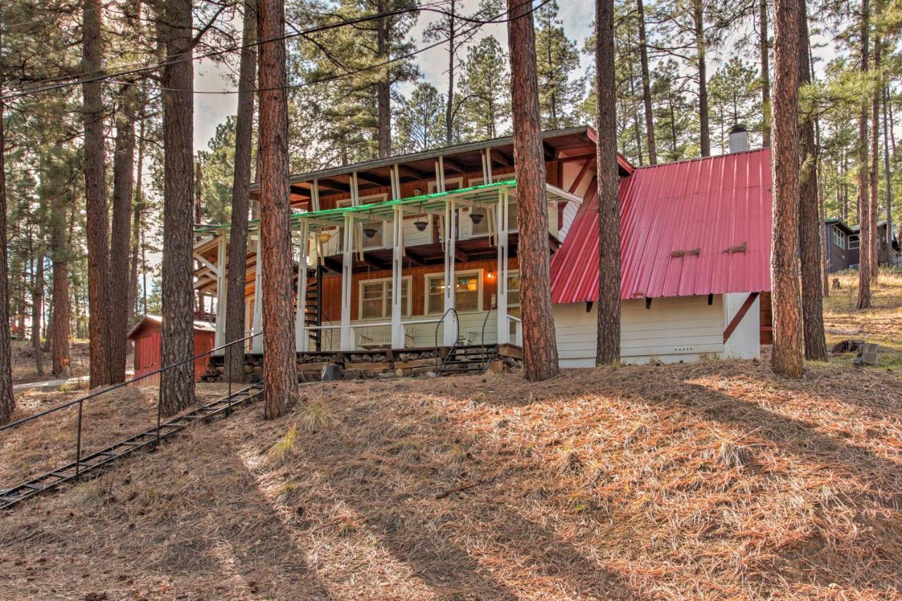 Ruidoso Cabin With Forest Views And Covered Porch Extérieur photo