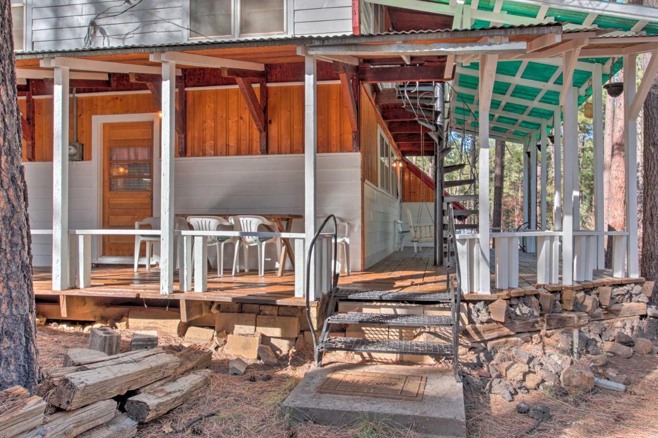Ruidoso Cabin With Forest Views And Covered Porch Extérieur photo